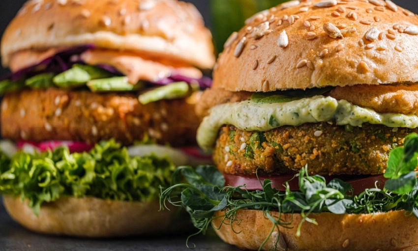 burger di quinoa e verdure