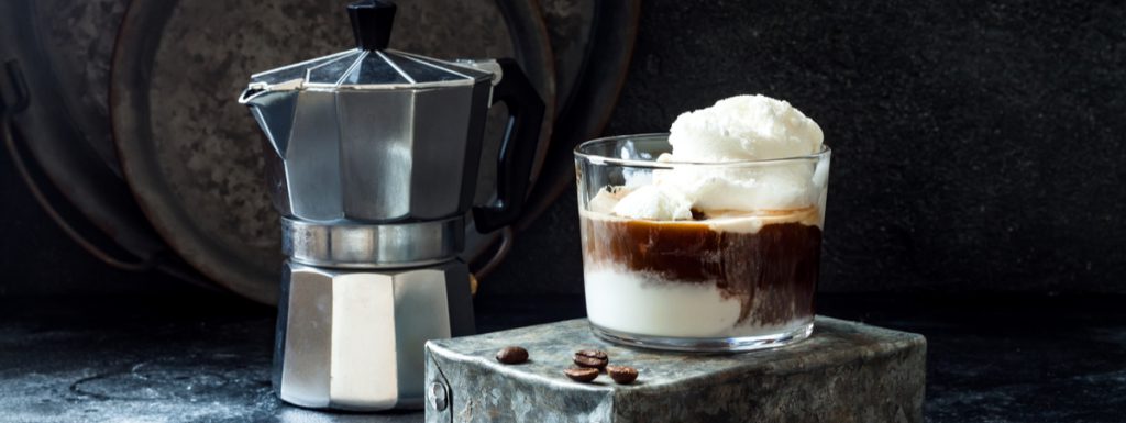 affogato al caffe