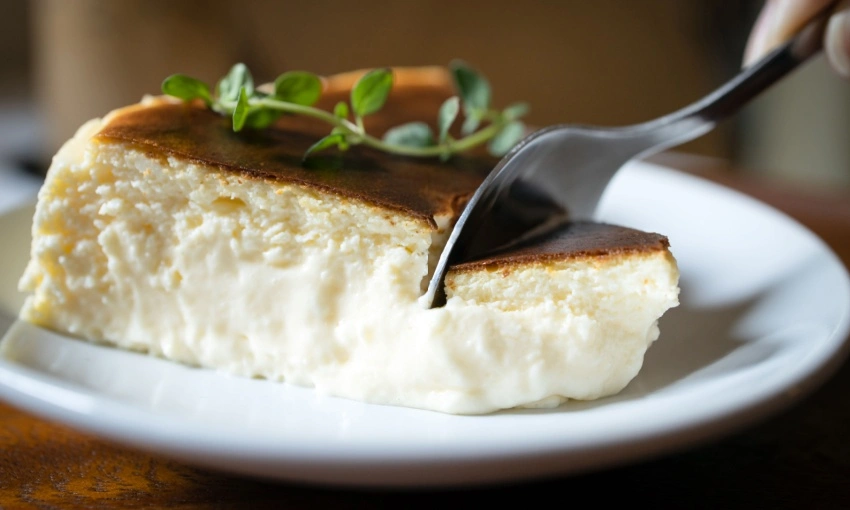 Tarta de queso, fetta soffice e cremosissima