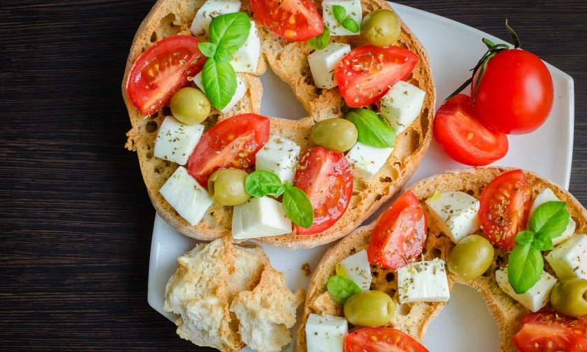 Caponata napoletana, variante caprese