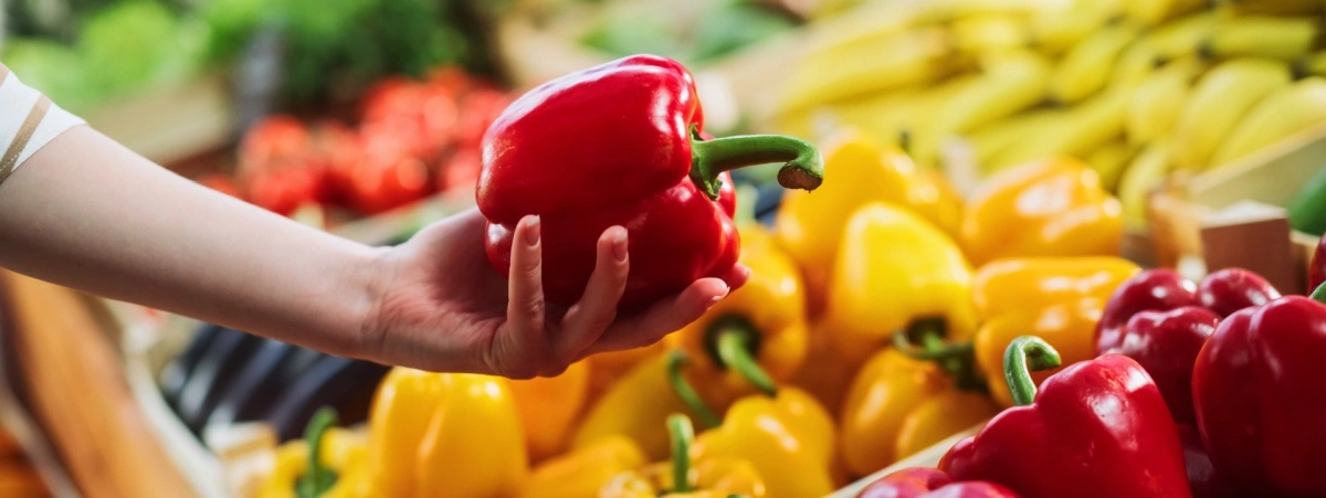 Peperoni al supermercato