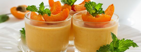 mousse di albicocche