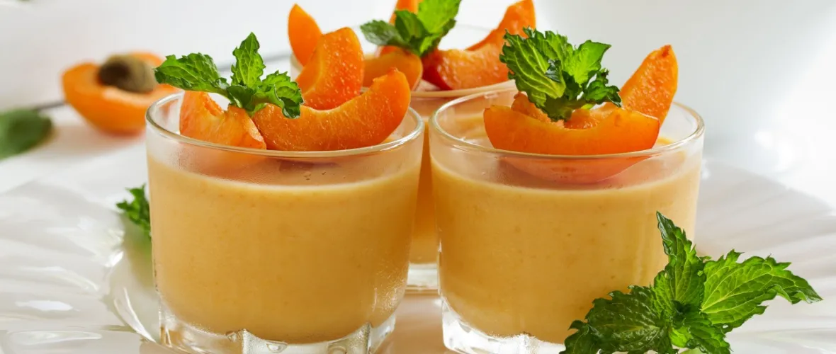 mousse di albicocche