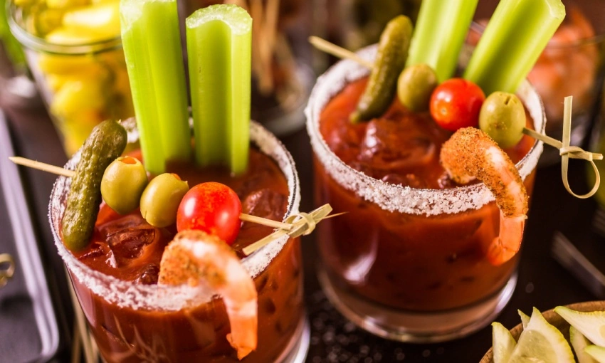 Bloody Mary con gambo di sedano