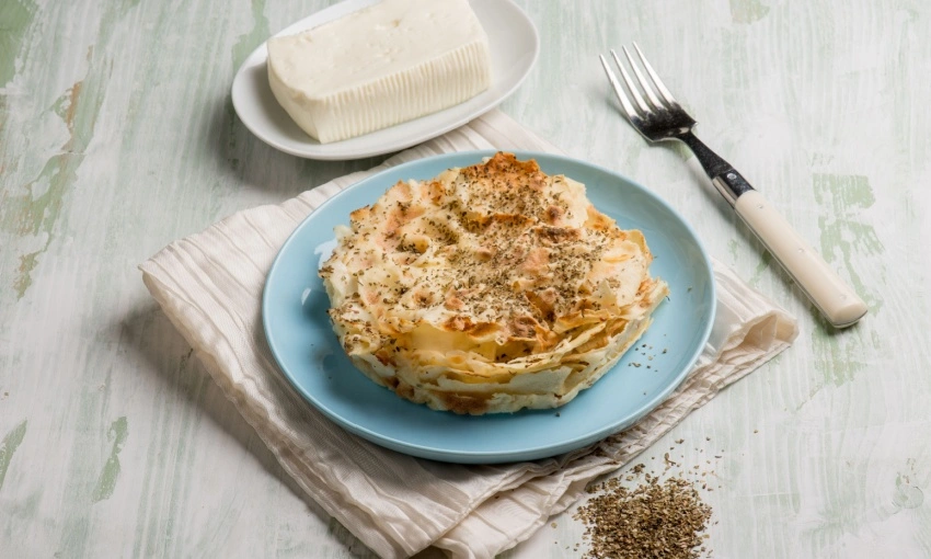 Pane carasau con stracchino