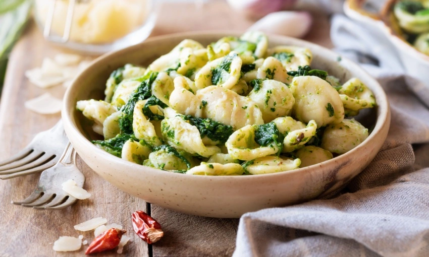 orecchiette con cime di rapa