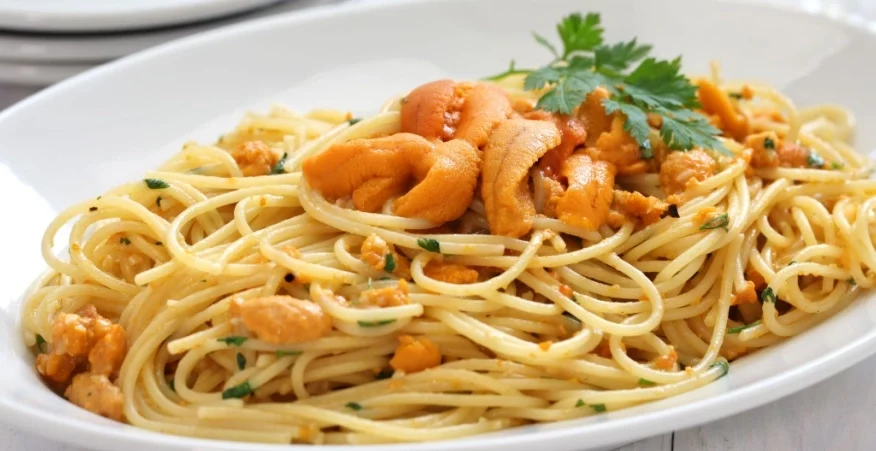 Spaghetti con i ricci di mare