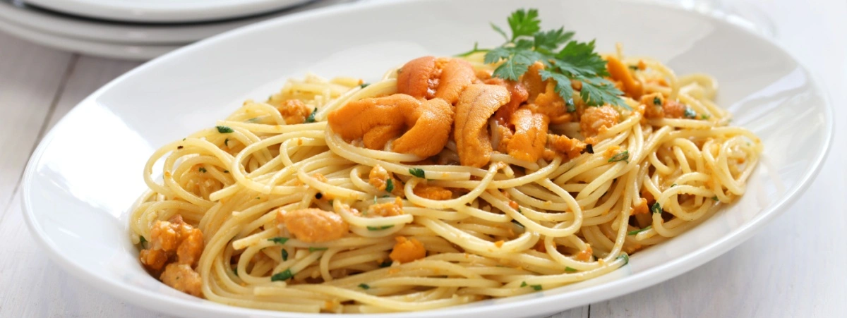 Spaghetti con i ricci di mare