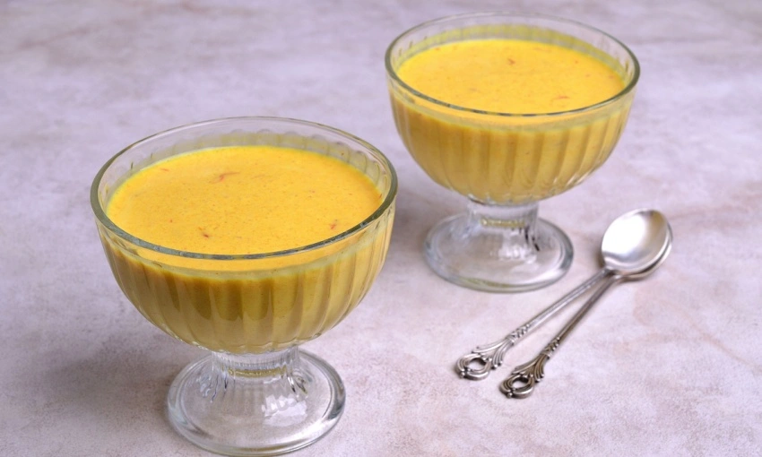 Crema al mango vegana