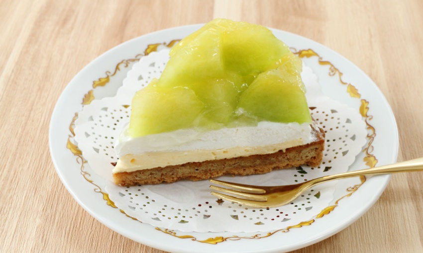 Fetta di torta al melone