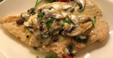 scaloppine al marsala con funghi