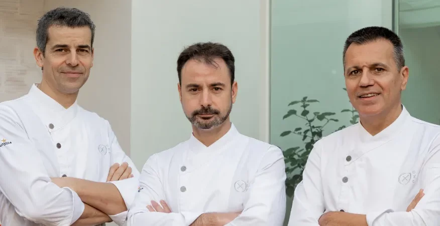 Mateu Casañas, Oriol Castro e Eduard Xatruch: i tre chef di Disfrutar