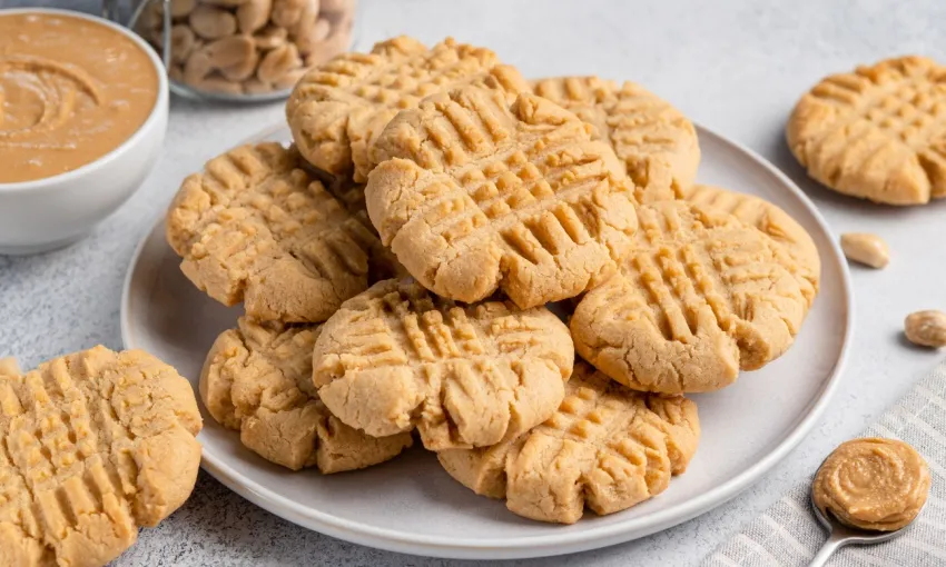 Biscotti al burro d'arachidi senza burro