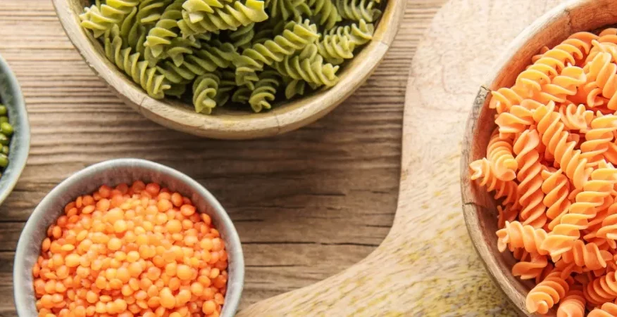 Pasta con farine di legumi: ceci, lenticchie e piselli