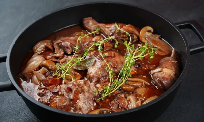 pollo coq au vin