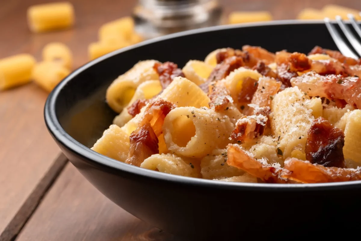 Mezze maniche alla carbonara