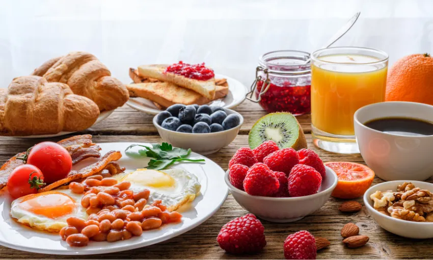 Colazione a buffet in hotel