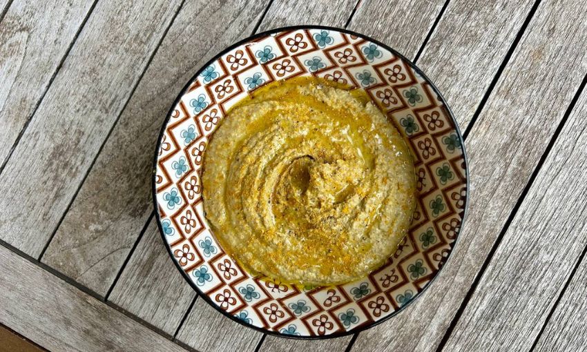 Hummus di lenticchie, variante al curry