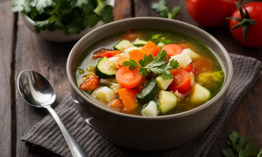 piatto di minestrone