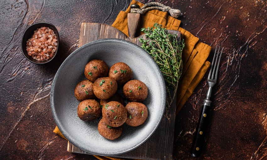 Polpette di melanzane con cuore di scamorza