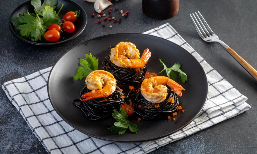 Spaghetti al nero di seppia