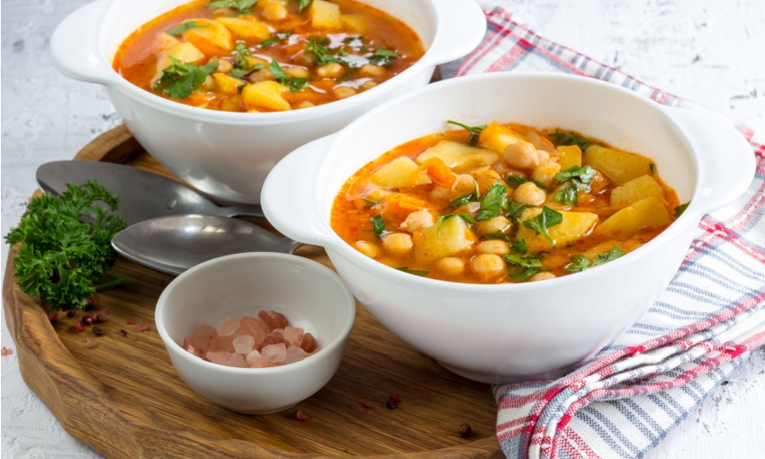 minestrone con zucca e patate