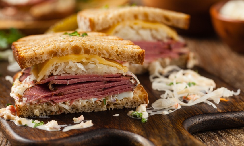 New York pastrami sandwich