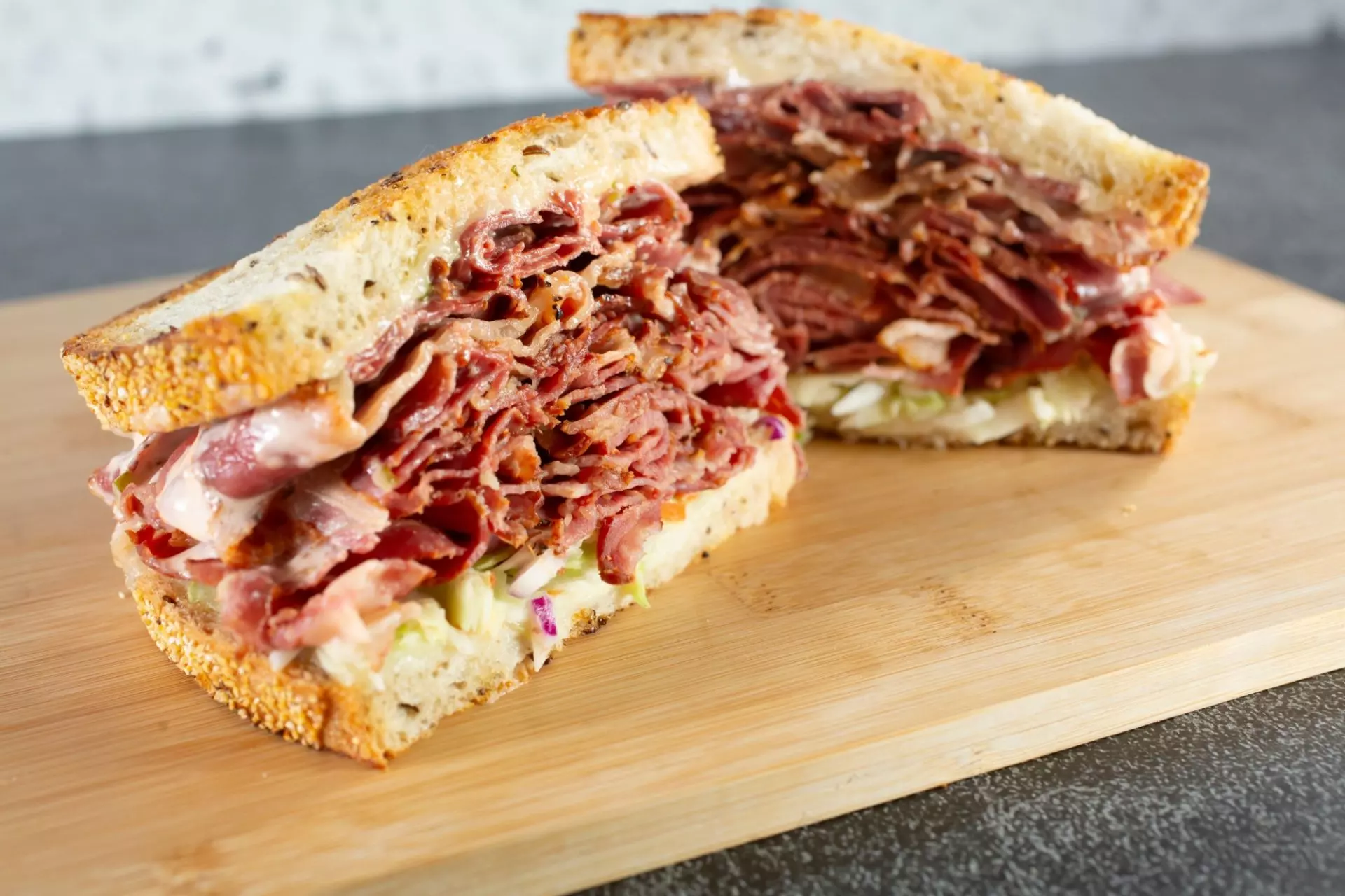 New York sandwich con pastrami