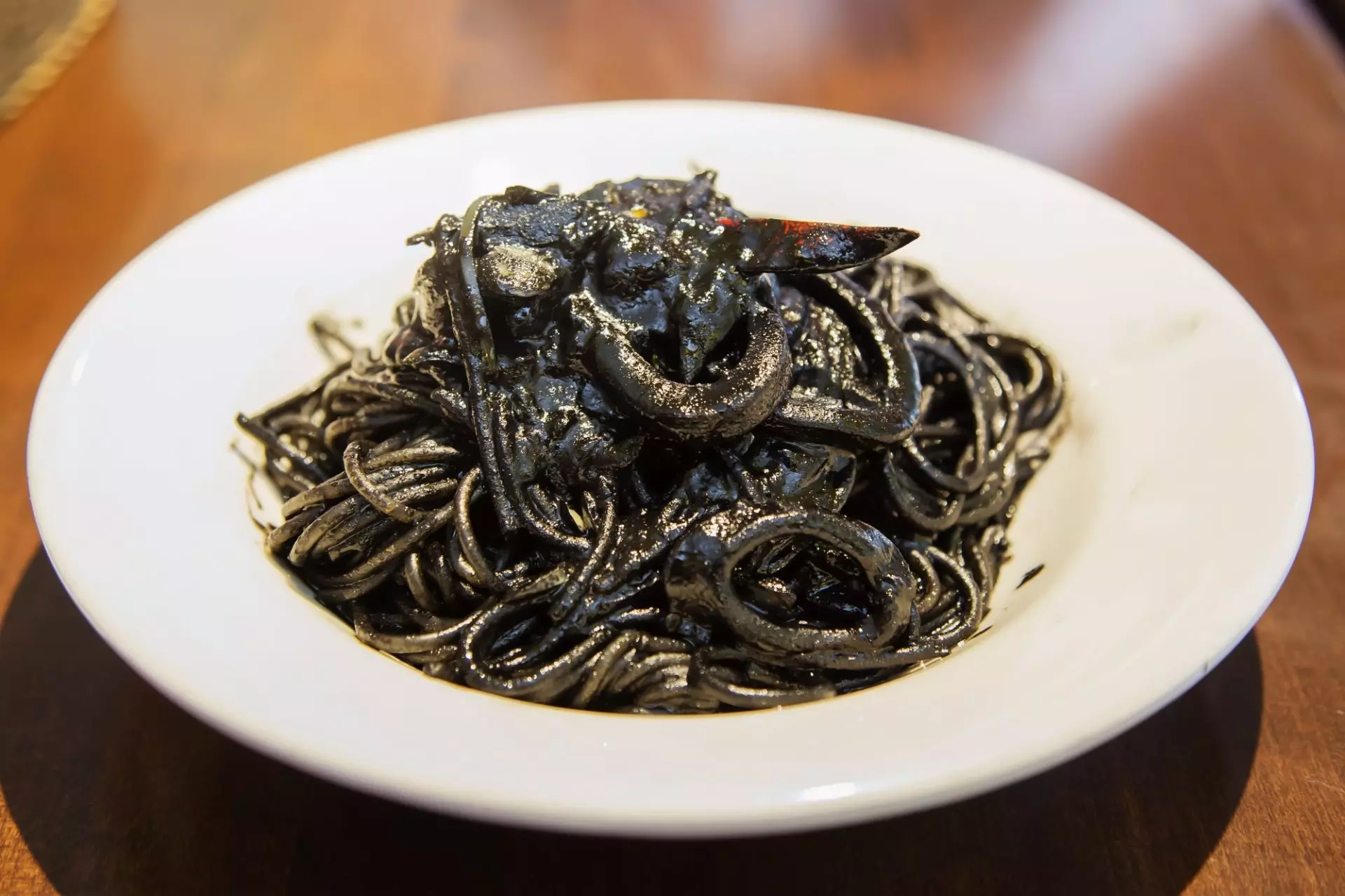 Spaghetti al nero di seppia