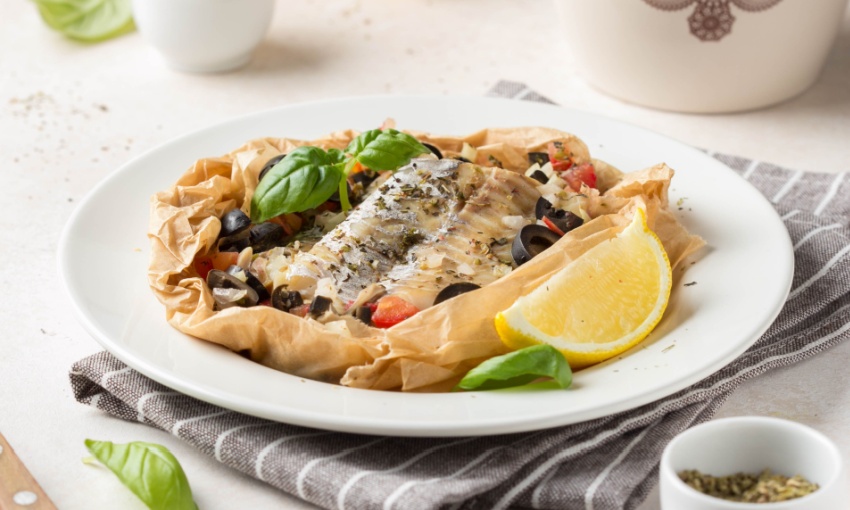 Branzino al cartoccio