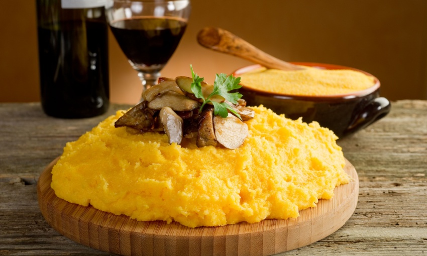 polenta e funghi