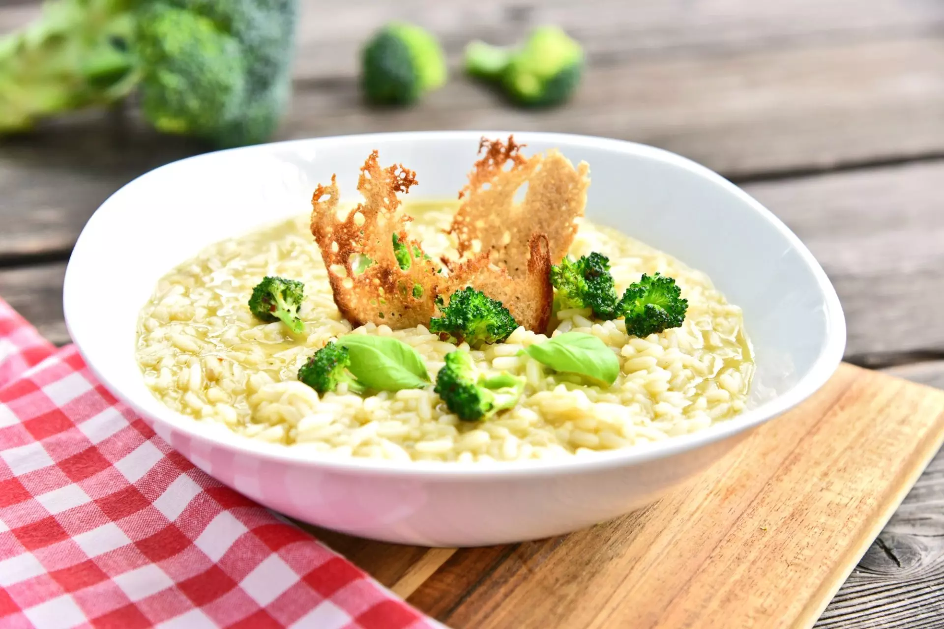 risotto con i broccoli